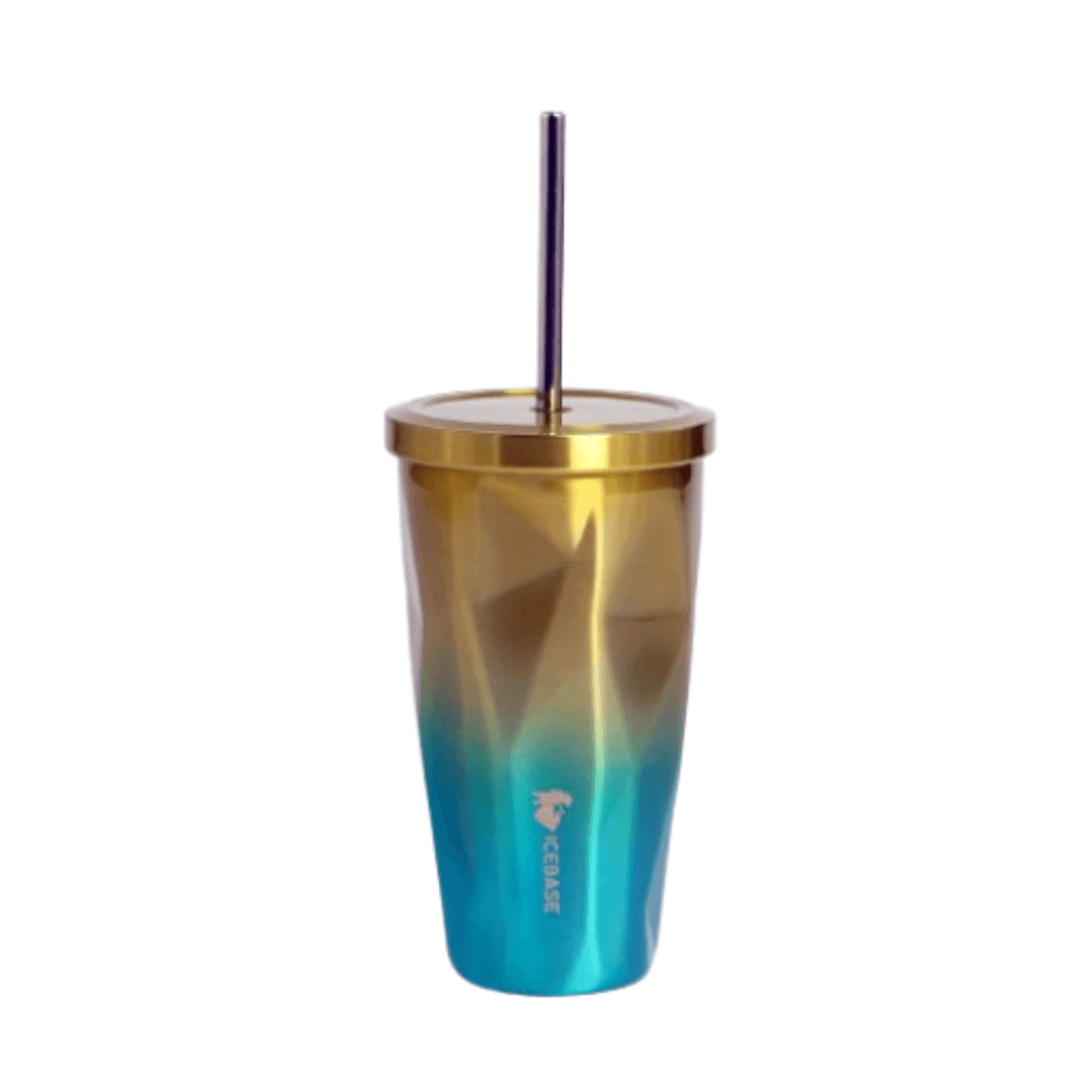 แก้วเก็บความเย็น ICEBASE รุ่น VL-505YG (GOAL) ขนาด 500 มิลลิลิตร สีเหลือง